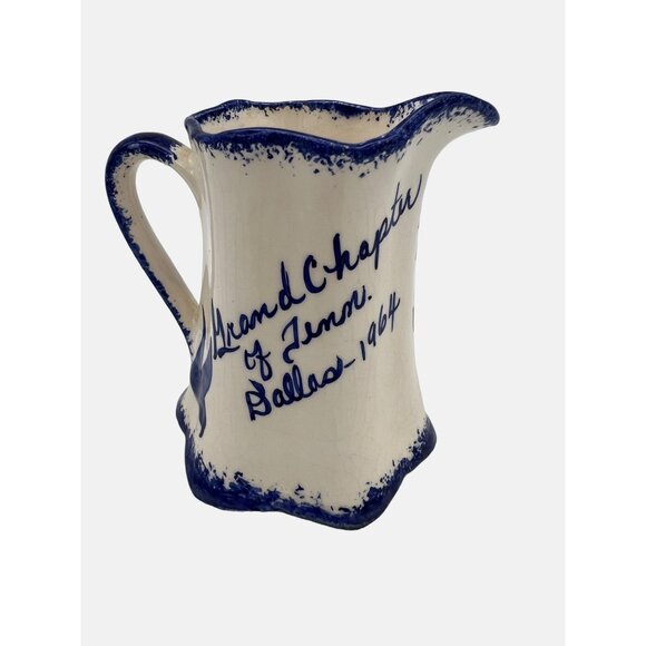 Vintage Clinchfield Artware Handpainted Creamer 1964 Grand Chapter Of Tennessee - Picture 2 of 6